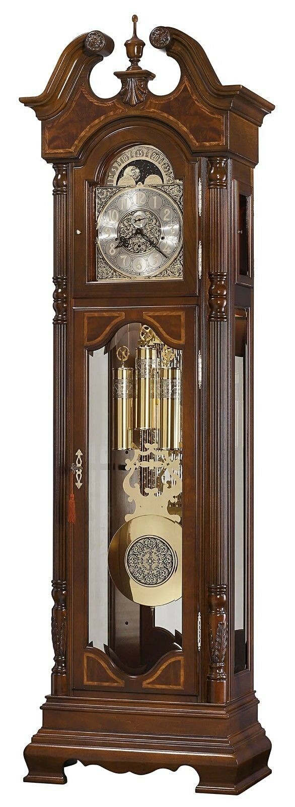 Howard Miller 611-246 Polk - Traditional Cherry Presidential Grandfather Clock