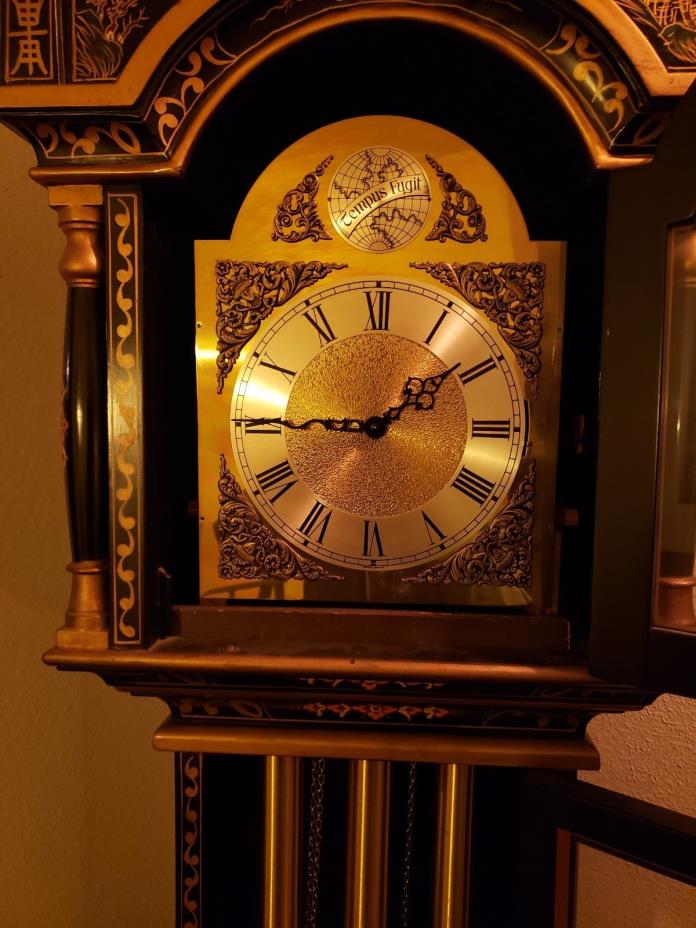 grand father clocks tempus fugit and tempus fugot wall mount clock