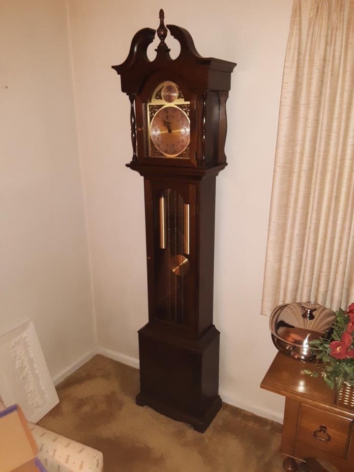 Vintage Seth Thomas  Grandfather Floor Clock  6 '5