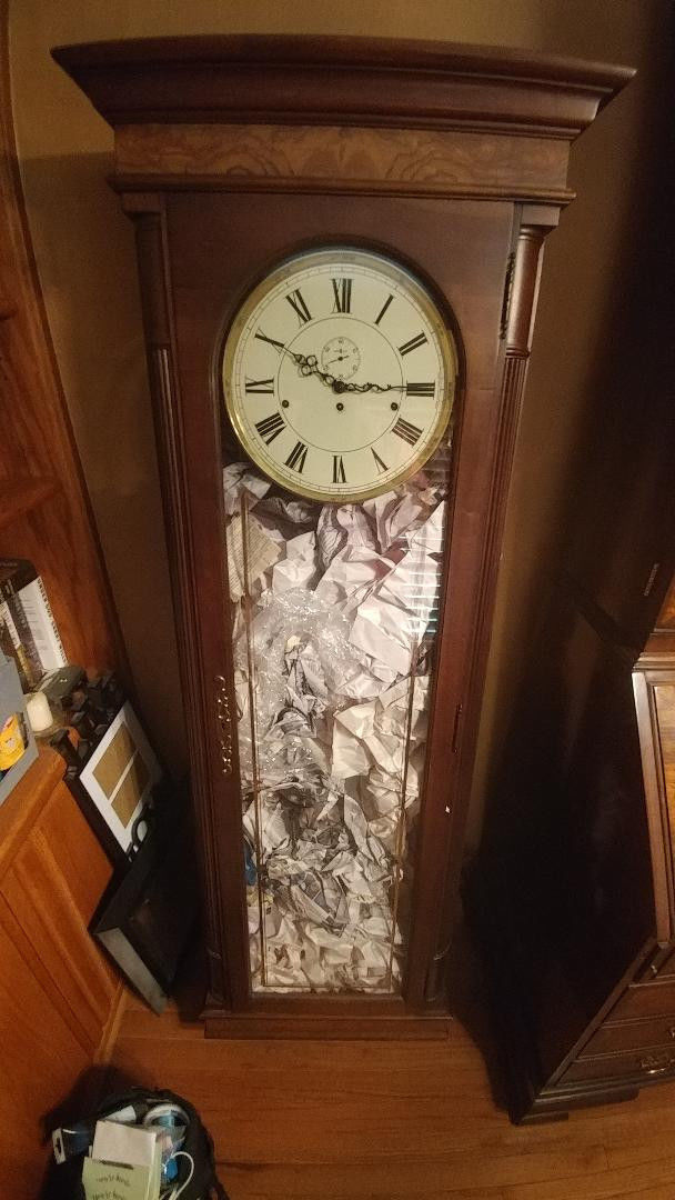 Howard Miller Grandfather Wall Clock