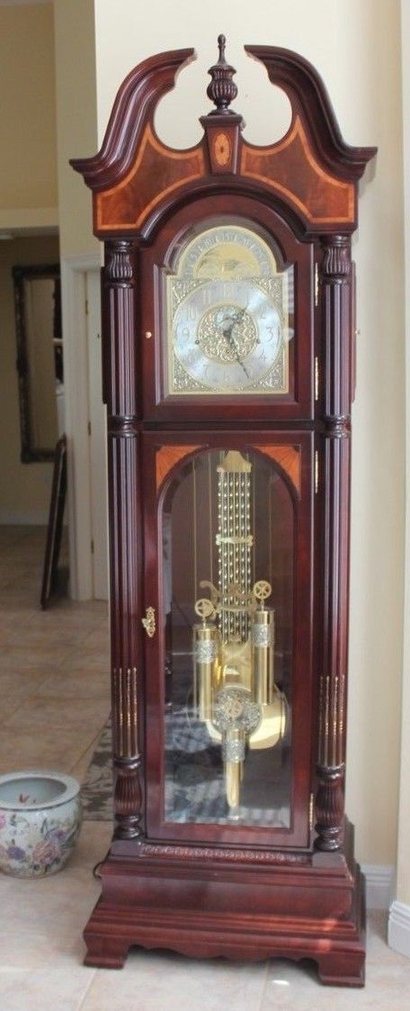 HOWARD MILLER GRANDFATHER CLOCK  PRESIDENTIAL COLLECTION JACKSON 610 884 CHARITY