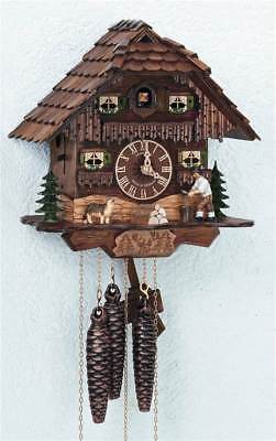 1-Day Black Forest House and Moving Wood Chopper Cuckoo Clock [ID 93440]