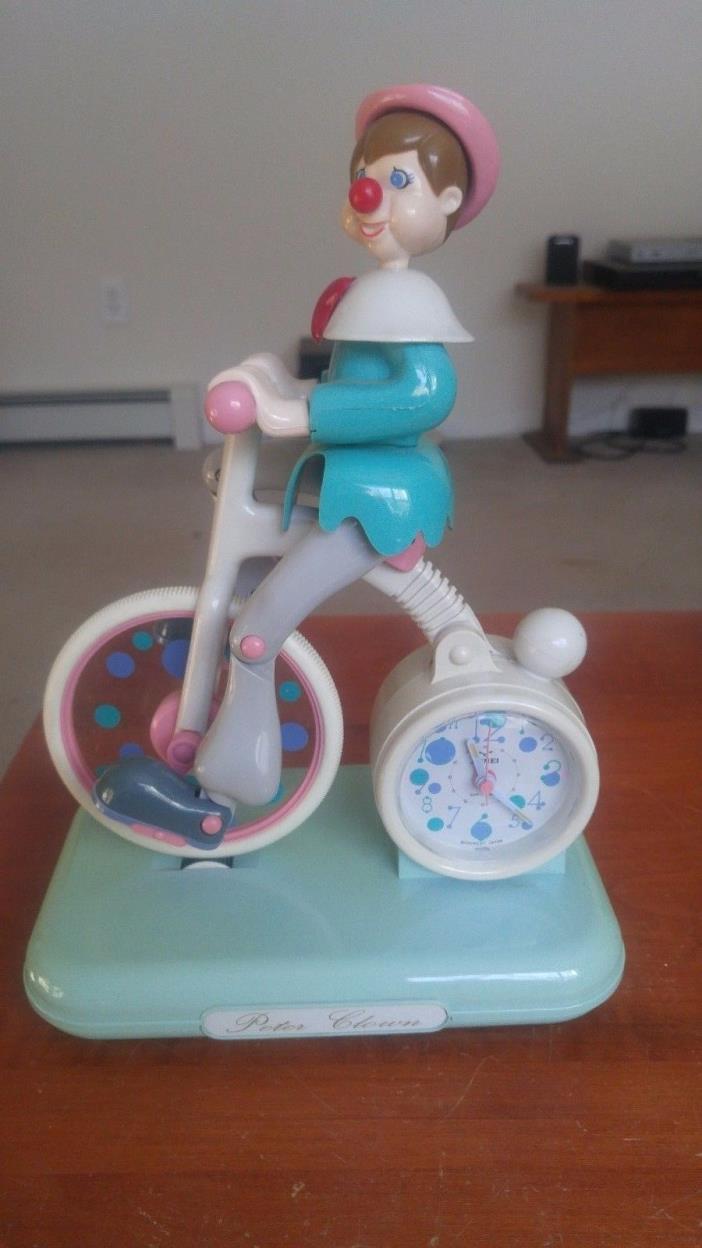 Jinmei Moving Peter Clown Alarm Clock Plays Music