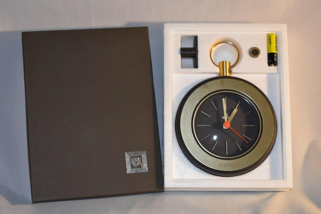 Aachen Design, Nestle Branded Desk or wall clock. 5-1/2
