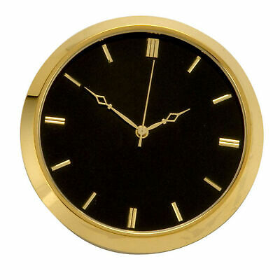 Brass Fit-Up Modern Numbers Black Dial 50mm