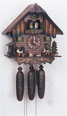 8-Day Dancing Couples Black Forest House Cuckoo Clock [ID 93461]