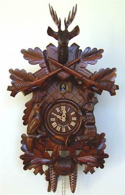 1-Day Black Forest House Clock in Antique Finish [ID 93489]