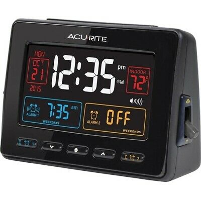 NEW Chaney 13024A1 Atomic Dual Alarm Clock Table AcuRite Alrm w USB