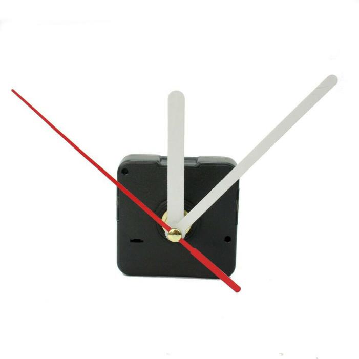 White & Red Arrows and Mechanism for Clock Repair DIY Clock Hands Clock Parts