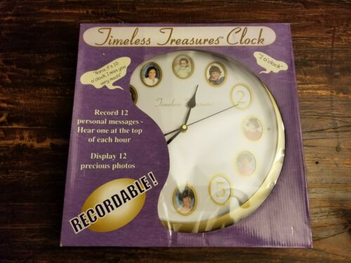New Timeless Treasures Clock Recordable Wall Clock Model TT140