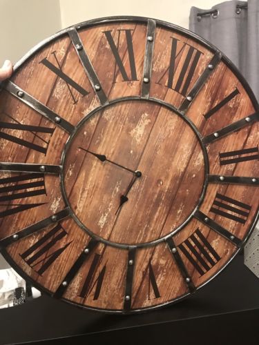 Rustic 23” Wall Clock