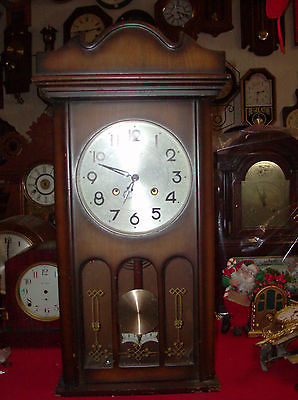 Large Wall Clock Made Of Wood 35 Day.  Hour and Half Hour Strike