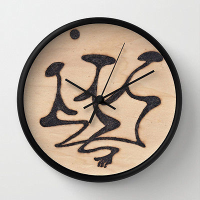 'MOONDANCE' ~ WALL CLOCK w/EXCLUSIVE SOLAR ETCHED DESIGN ~ Charming