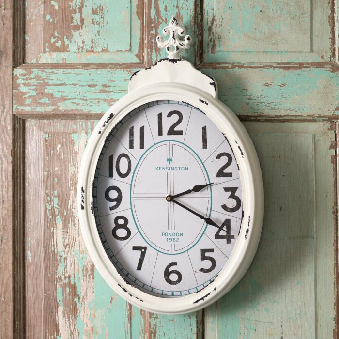 Vintage Antique Style Kensington Palace Wall Clock Hanging Display Accent Decor