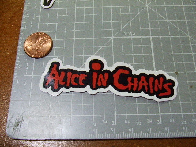 ROCK BAND ALICE IN CHAINS  Sticker/ Decal Bumper Stickers Actual Pattern NEW