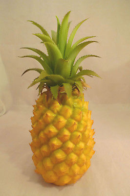 Artificial Fruit Faux Pineapple Yellow/Green Williamsburg Christmas Holiday 10