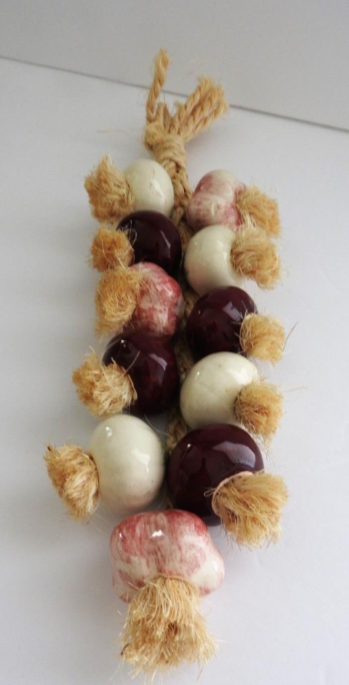 Vintage Ceramic Garlic Rope 14