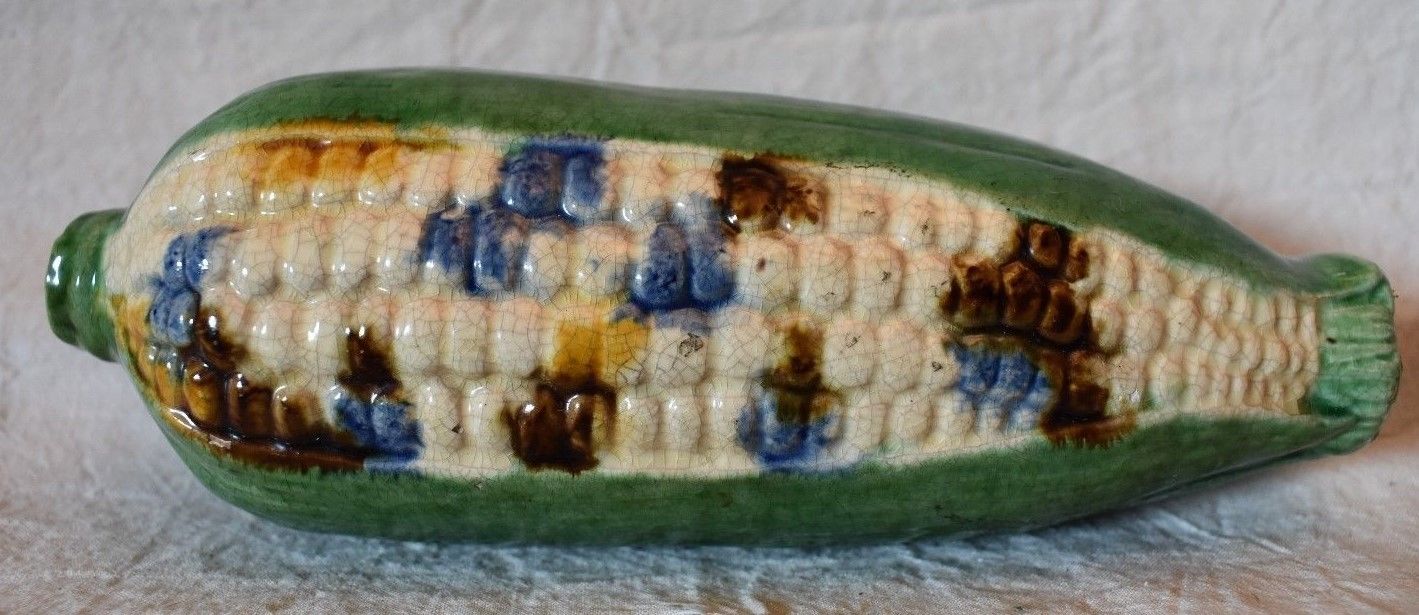 Corn on the Cob shaped Ceramic Decorative Vegetable Figurine hollow arrangements
