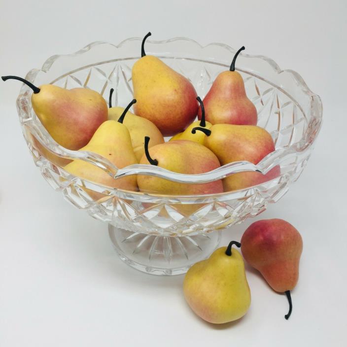 10 Faux DECOR Pears Realistic Fake ARTIFICIAL Fruit Designer Quality