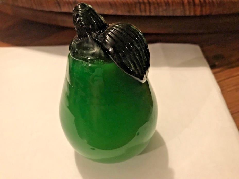 Vintage Glass Pear,Murano Style