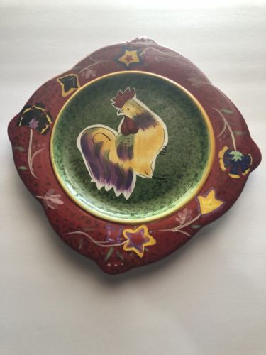 Decorative Rooster Plate