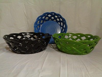 Temptations Solid Color Bread Baskets Blue