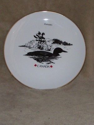Vintage Viletta fired Canada Toronto Canadian Loon plate