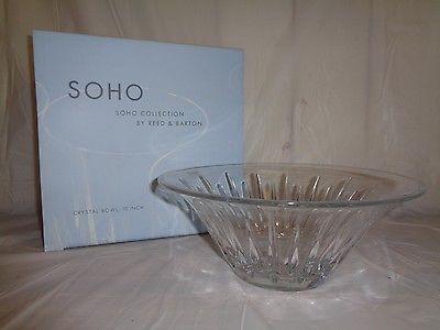 SOHO Collection 10 Inch Flared Crystal Bowl