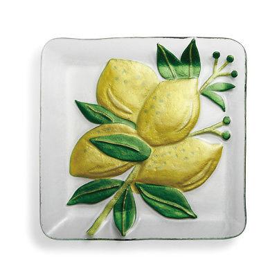 Demdaco 2020160284 Lemon Branch Plate, Multicolor