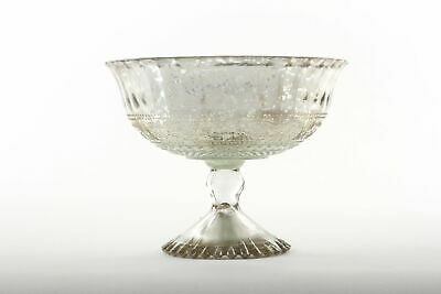 Koyal Wholesale Glass Centerpiece Pedestal Flower Compote Decorative Bowl