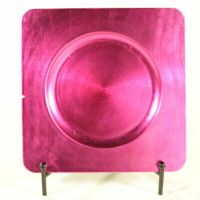 Ebern Designs Nemec Square Charger Decorative Plate