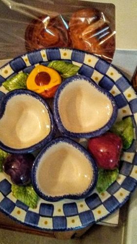 Ceramic Fruit Decorated  Plate