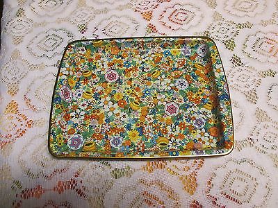 Decorative Colorful Tray 7 1/2 inches by 6 inches