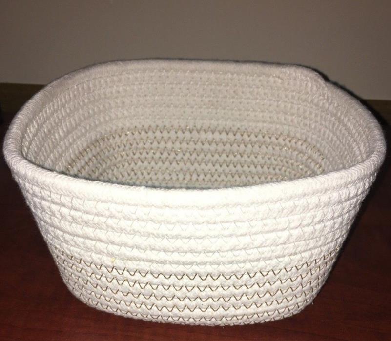 Bath and Body Works White Basket