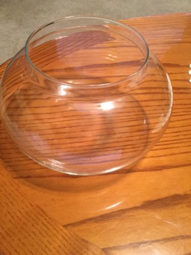 Clear Glass Large Decorative Bowl