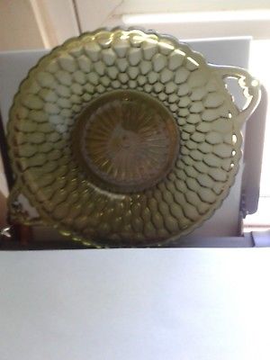 Vintage Nut / Candy / Dish / Bowl Green Web Design VGC