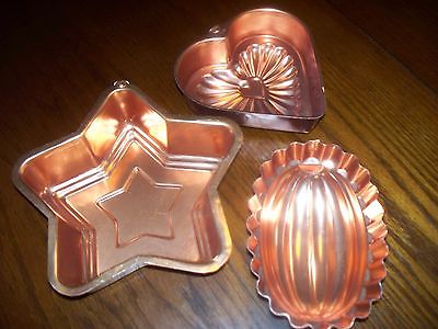 COPPER LOOK CAKE PANS WALL MOUNT