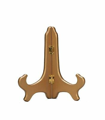 TRIPAR 23-1247B 7.01 Inch Gold Color Wood Plate Stand 7-Inches