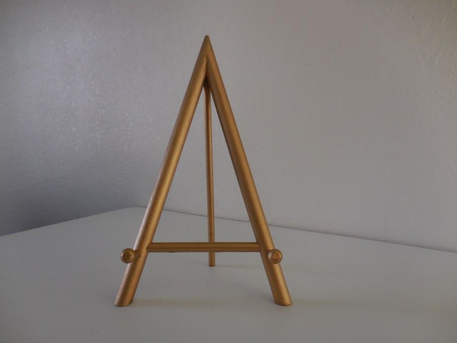 vintage small wooden table top picture easel 11 1/4