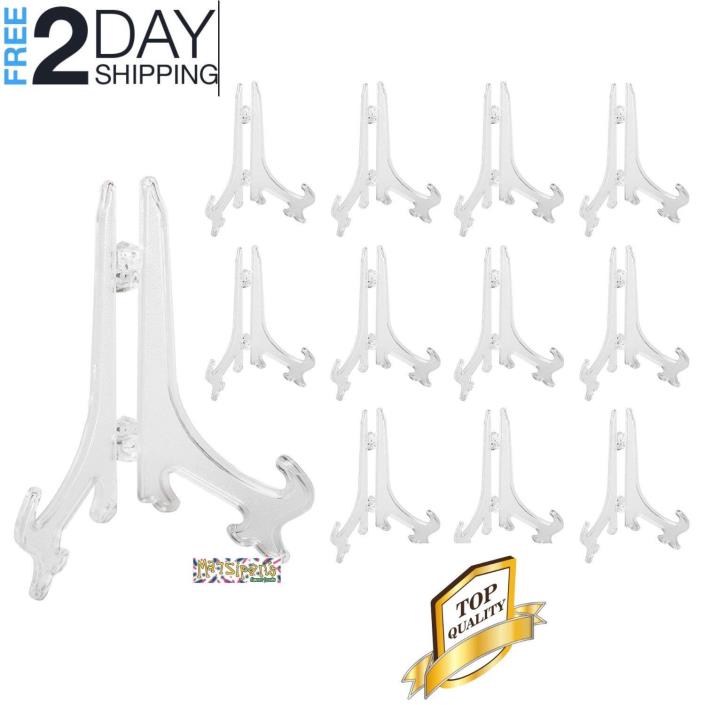 Plastic Easels Stand Plate Holders Wedding Artwork Frame Party Folding Shower