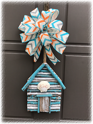 CABIN HANGER WOODEN LOG CABIN CABIN HANGER NAUTICAL CABIN HANGER