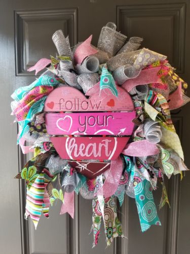 Girls Deco Mesh / Rag Wreath