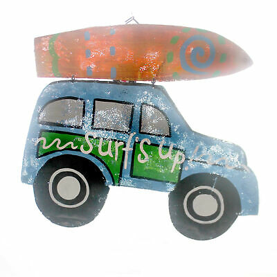 Peri Woltjer CAR WITH SURFBOARD DOOR HANGER Whimsical Summer Fun 2020160950