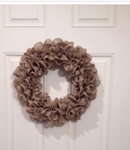 Simply Burlap Wreath