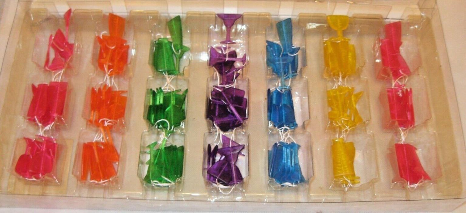 Cocktail Glass Door Beads Acrylic Beaded Door Curtain Hanging Panel Room Divider