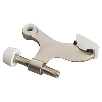 Box of 50- Satin Nickel-Deluxe Hinge Pin Door Stops- #30680