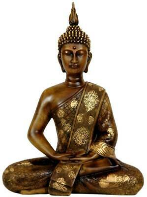 11.5 in. Tall Thai Sitting Buddha Statue [ID 60868]