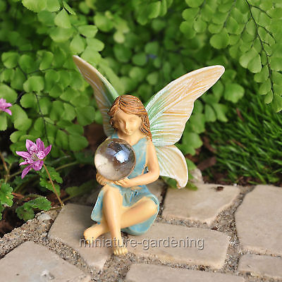 Fairy with Orb for Miniature Garden, Fairy Garden