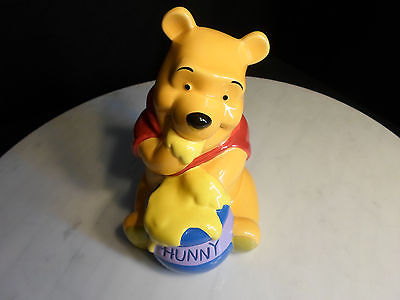 Winnie the Pooh Bear Ceramic Figural Piggy Bank Disney 9