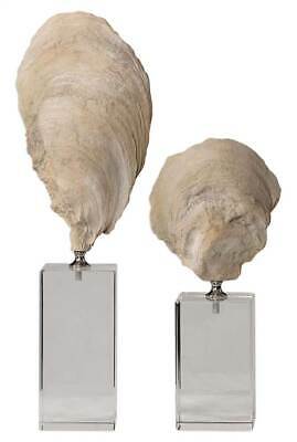 2-Pc Oyster Shell Sculpture Set [ID 3797490]